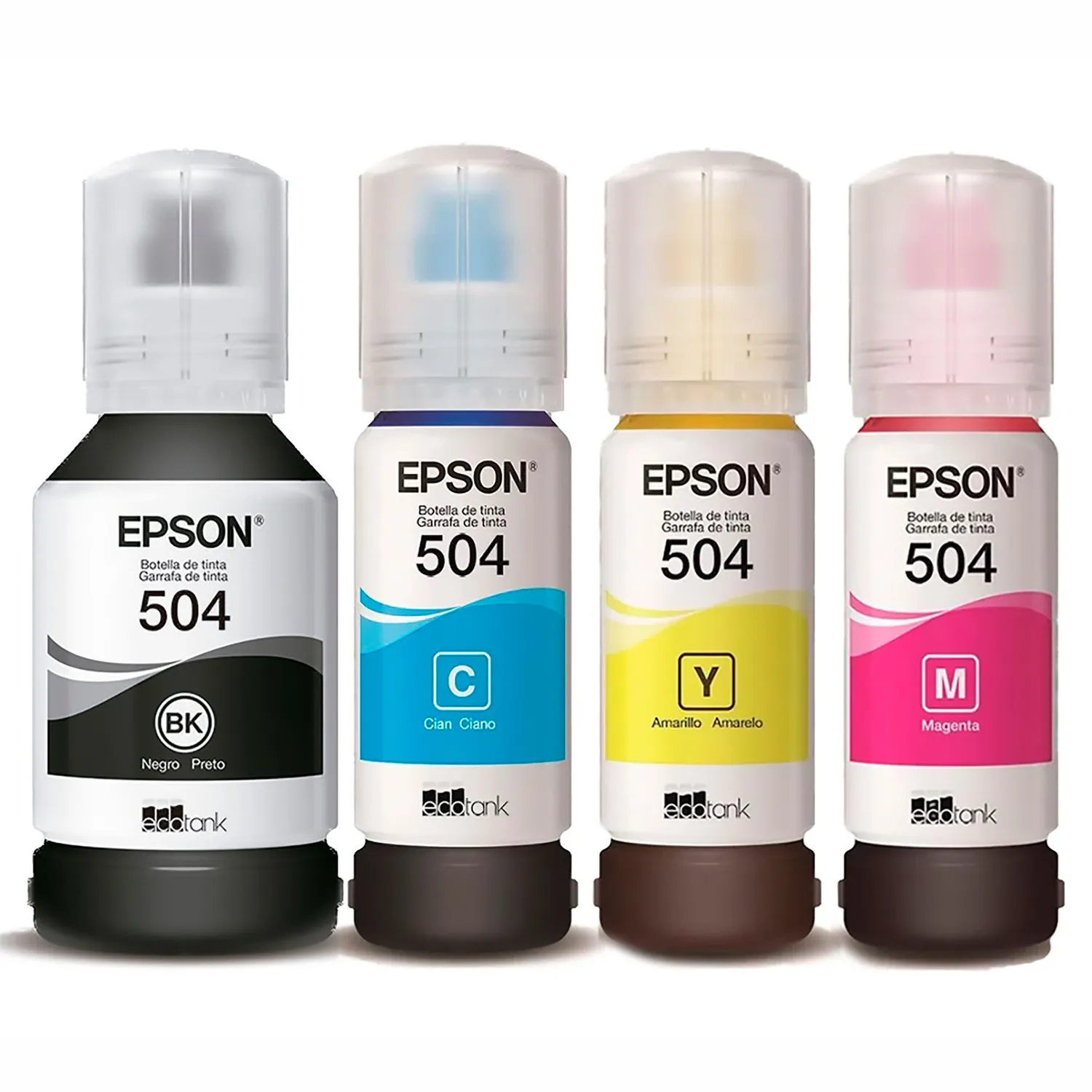 Kit x4 tintas Epson 504 Color