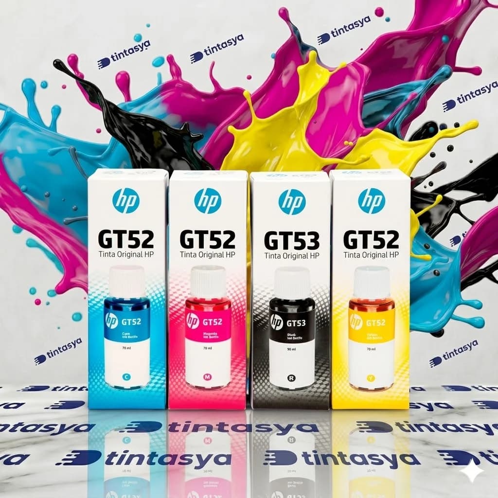 Kit x4 tintas HP GT53 - GT52